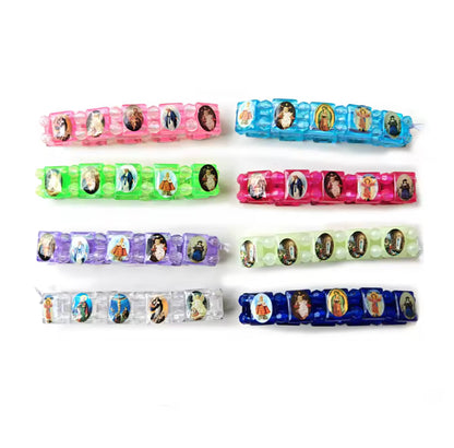 Inspired by the bazo1199 vibe, this bracelet lets you switch it up anytime. Choose from different colors to match your outfits, change or remove the images for a fresh look, and enjoy quality that won’t stretch out.